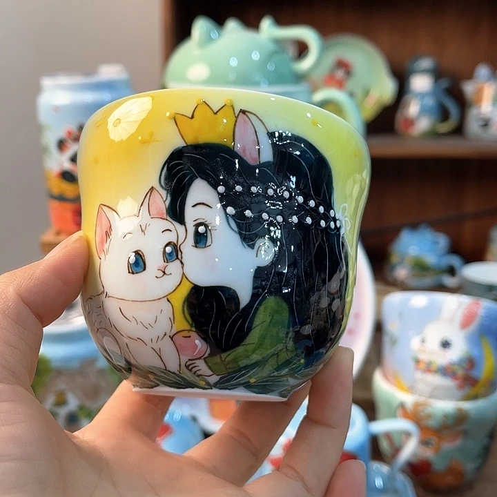 陶景德镇釉下手绘陶瓷