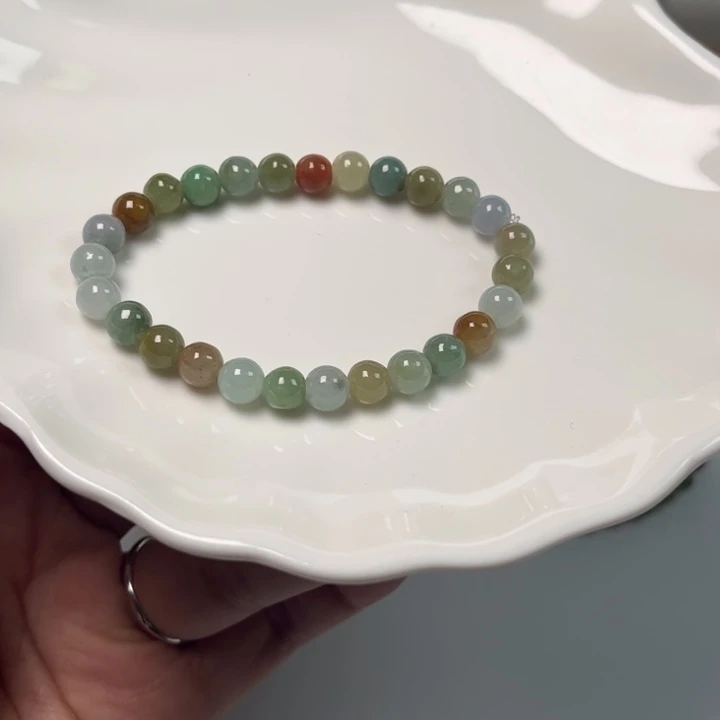 *****翡翠未镶嵌手链翡翠