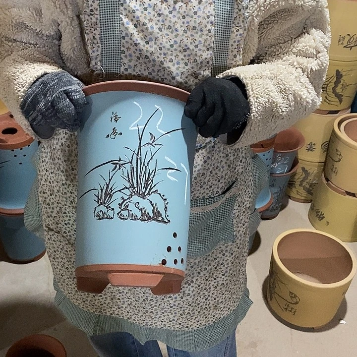 紫砂花盆紫砂花盆