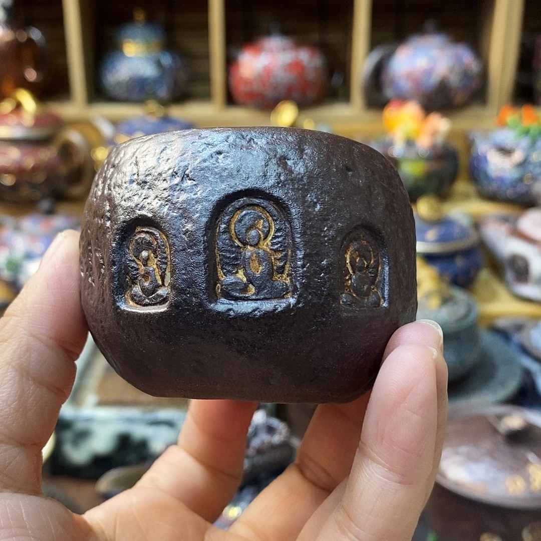 粗陶柴烧志野茶器