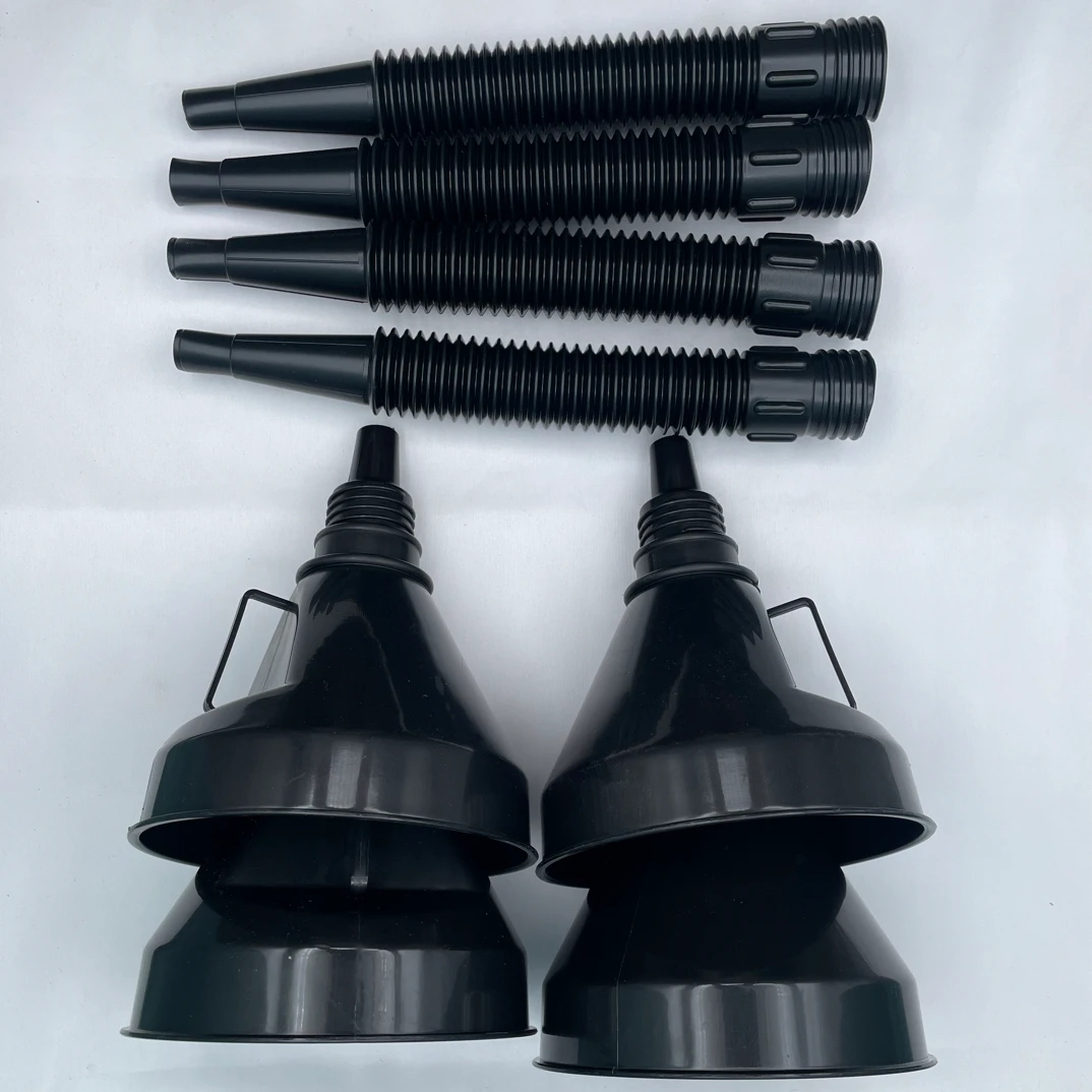 多功能加油加水漏斗摩托车机动车专用4个黑色