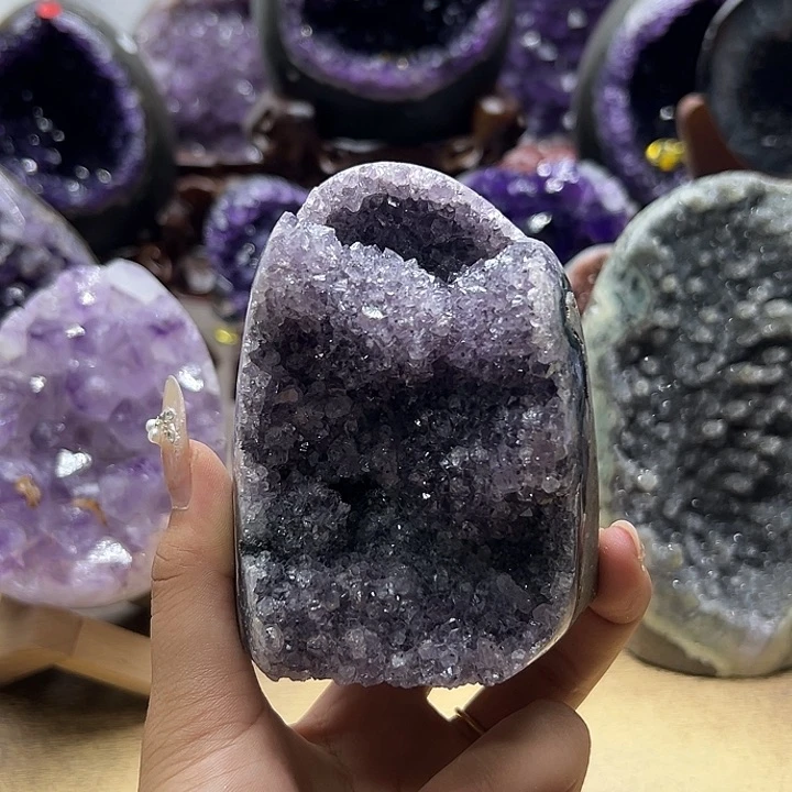 水晶珠宝半成品未镶嵌晶花晶镇86