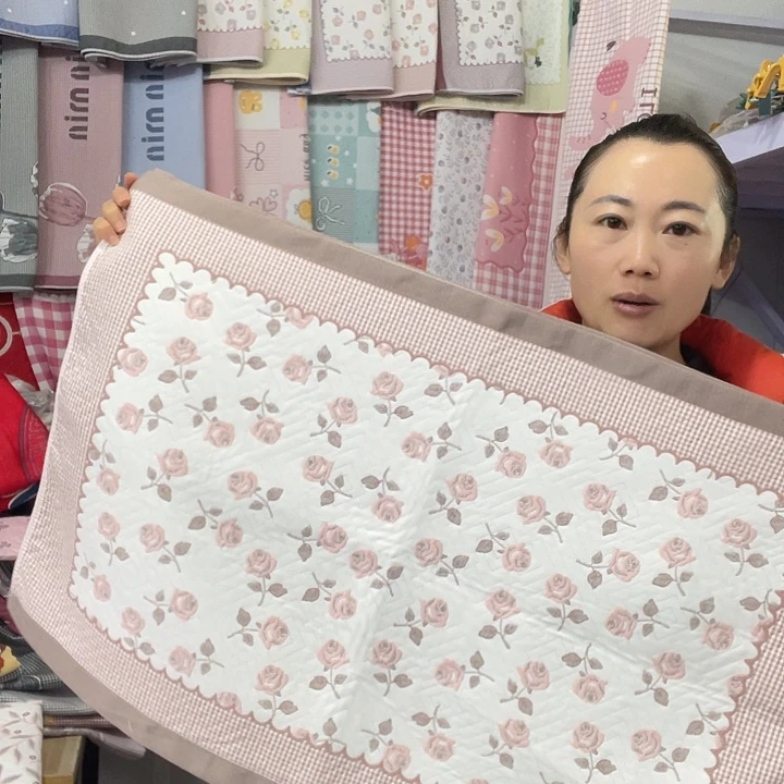 棉特价咖色玫瑰花