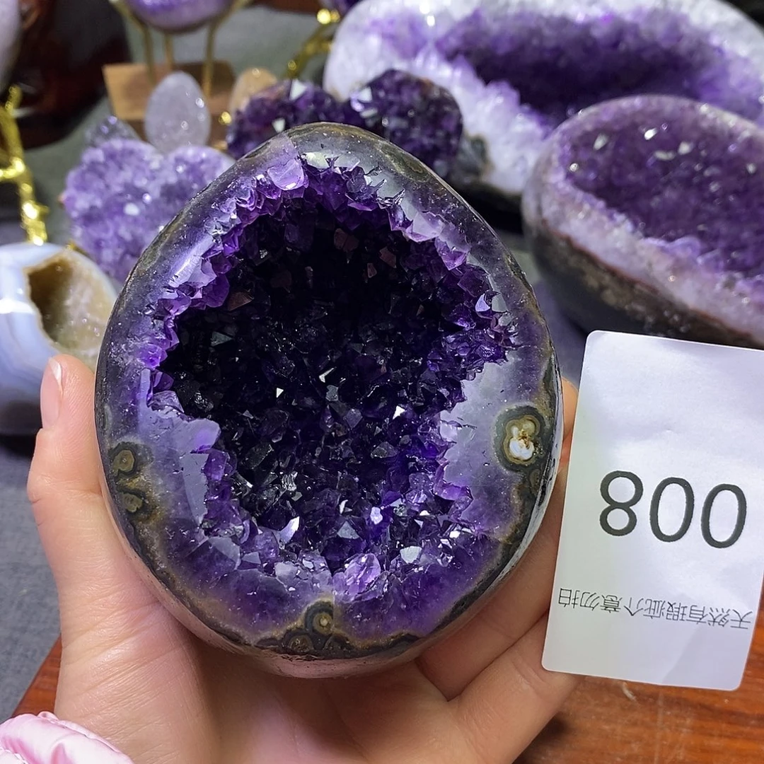 珠宝半成品未镶嵌紫晶