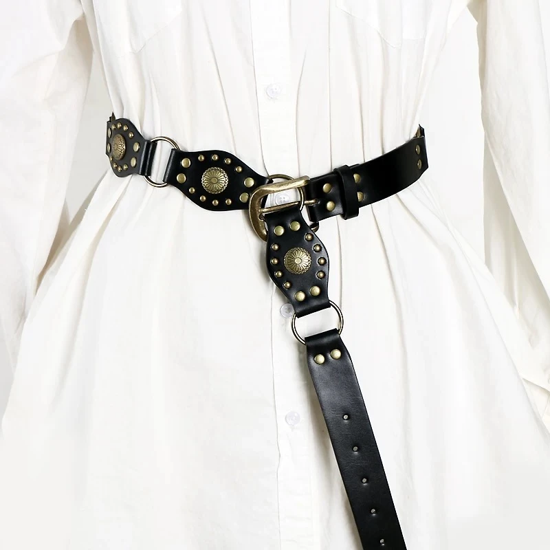 做旧西部牛仔风腰带3-1