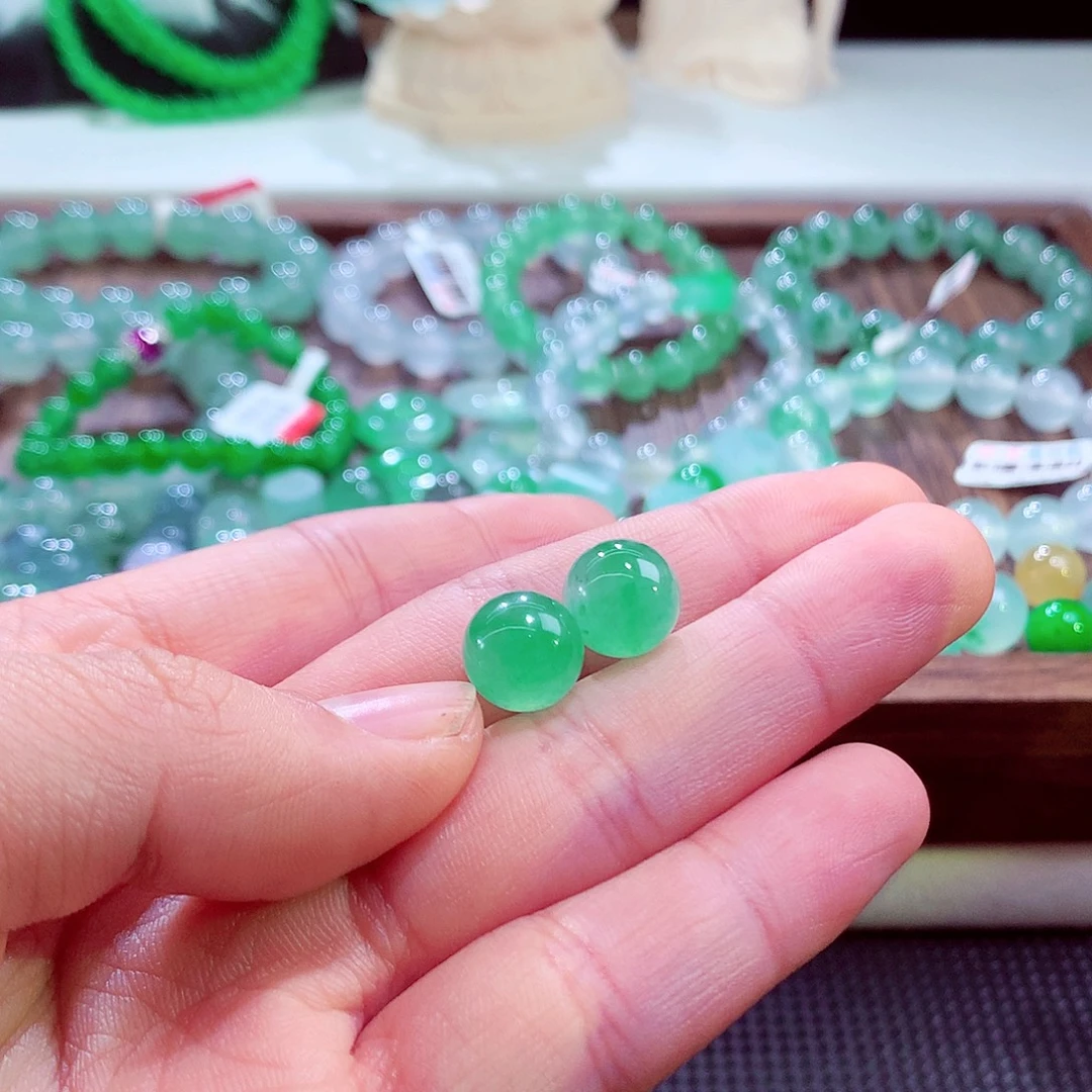 翡翠未镶嵌手链卡11