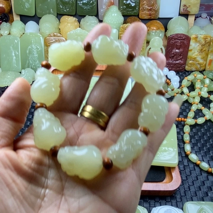 昆仑料貔貅男士手串