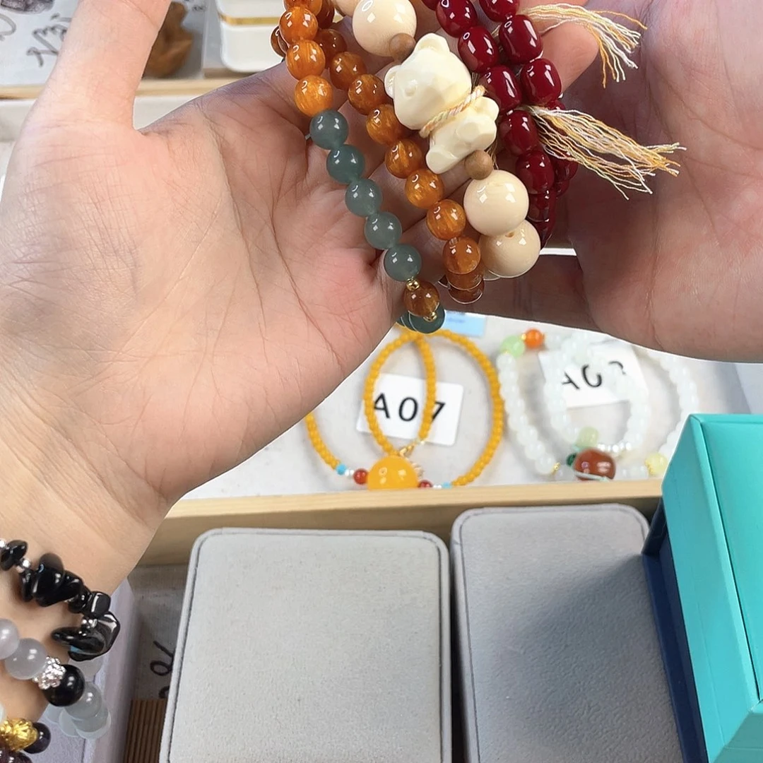 针钠钙石手饰银S925镀金镶嵌玲**巧