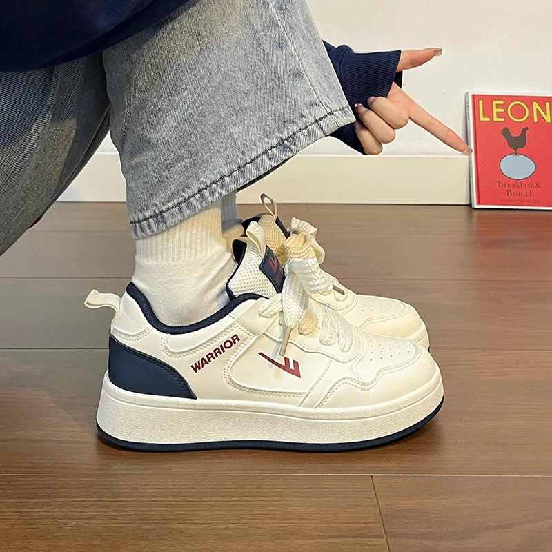 回力女鞋新款小白鞋子春季ins潮流小众学生百搭休闲情侣厚底板鞋