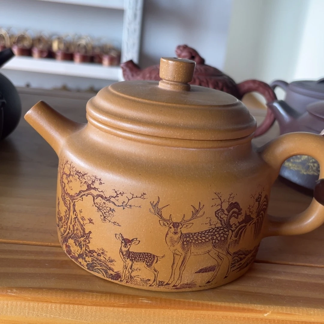 茶壶底槽青紫砂艺术学院300cc