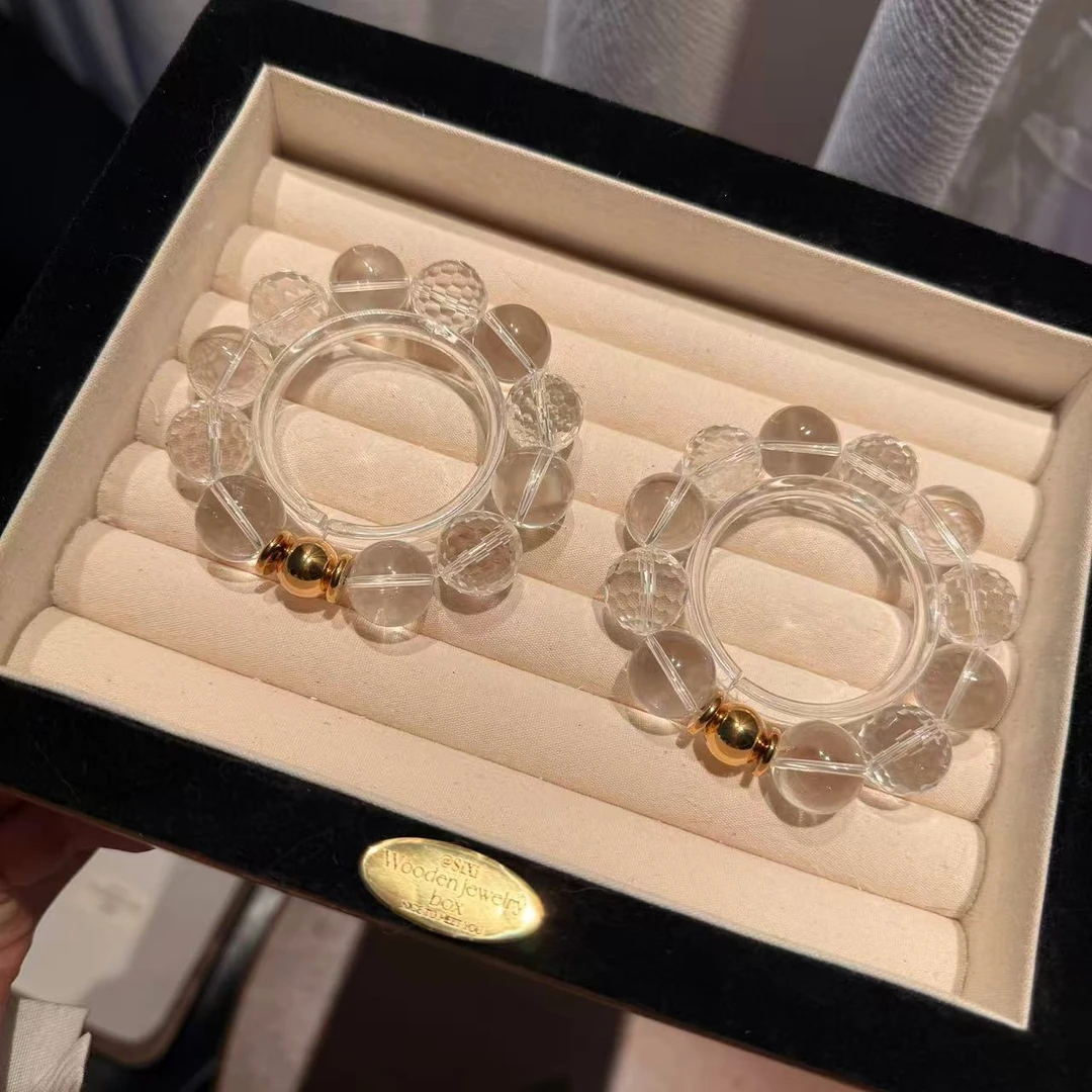 「克拉恋人」刻面钻闪白水晶手串手链 多样性发其一ZW572