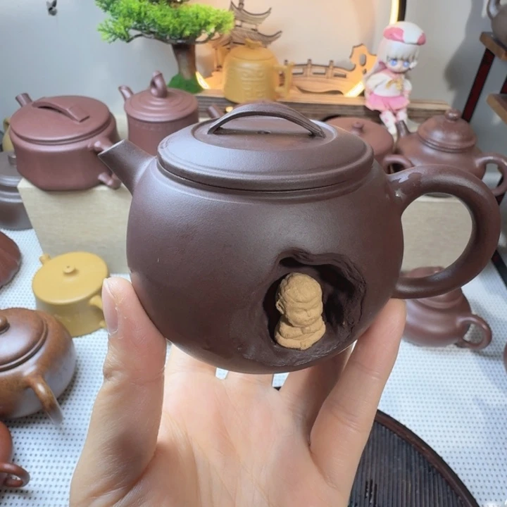 原矿紫泥170cc壶有洞天