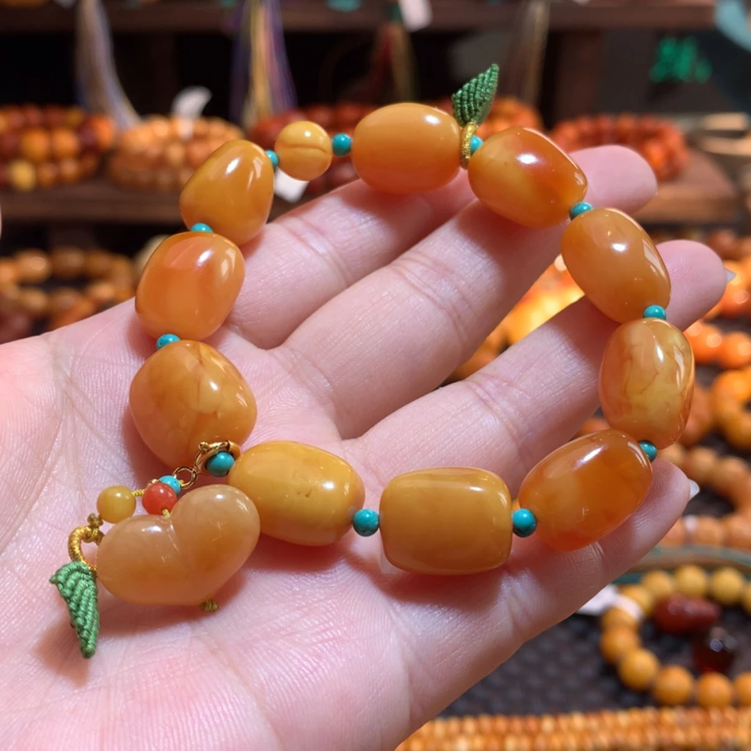 【闪购商品】手串蜜蜡未镶嵌蜜蜡手串