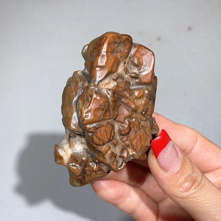 玛瑙/玉髓车挂合金石*455