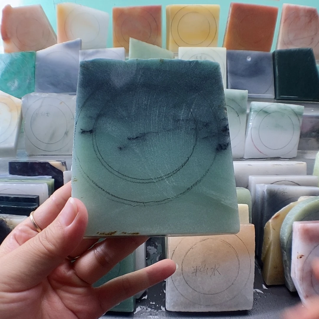 未镶嵌手镯石英质玉东陵玉手镯定制