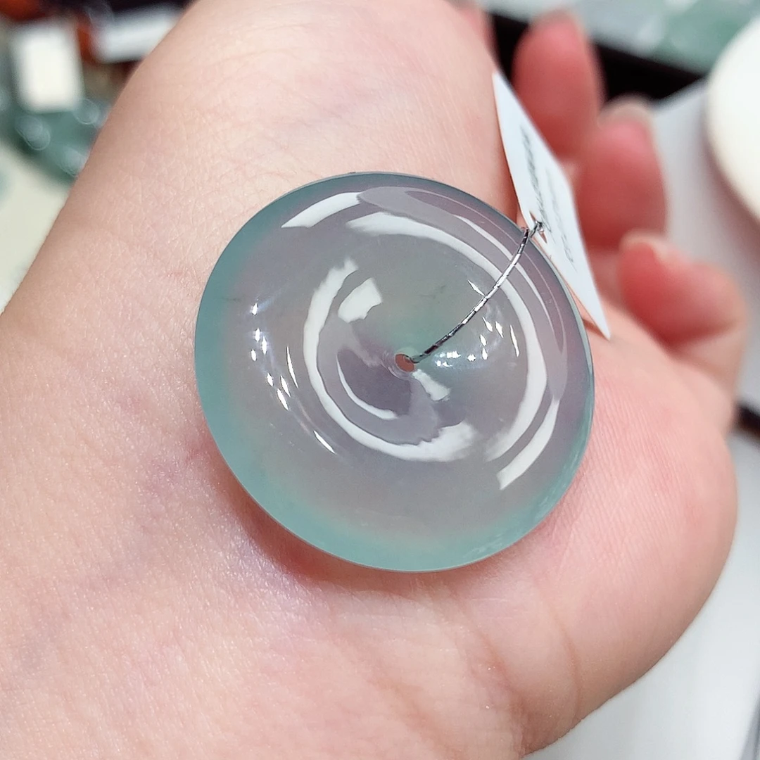 翡翠未镶嵌颈饰翡翠59，27.3/5.6