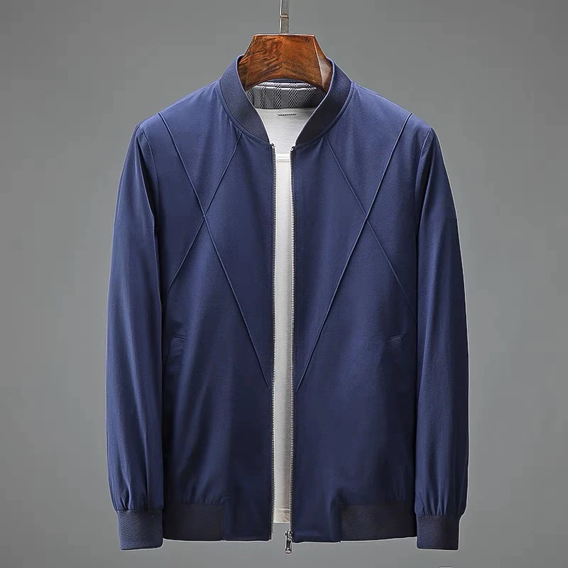 【滟子】男士夏季轻薄商务休闲百搭棒球领夹克外套/20021