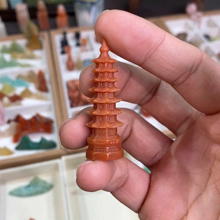 老挝石七层小宝塔印章