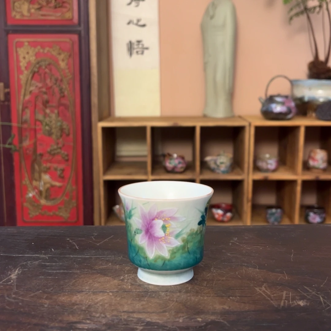 柴烧纯手工手绘陶瓷