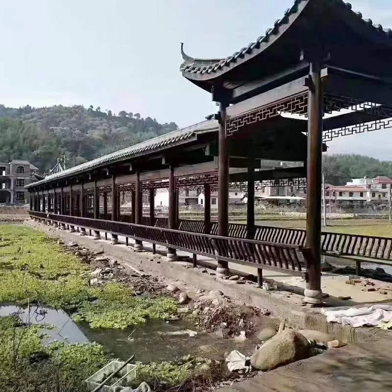 户外凉亭庭院2025新款古建户外庭院景区苏式庭院新中式文化连廊