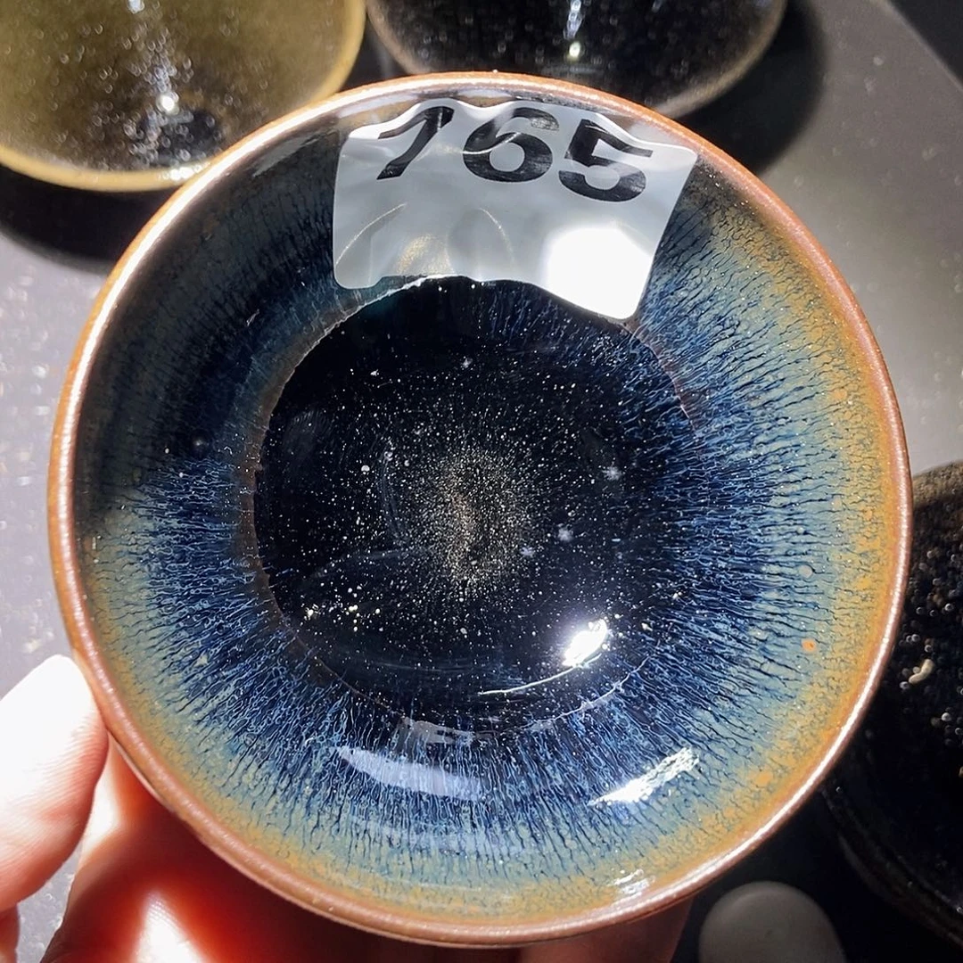 茶盏765 建窑建盏微瑕磨底