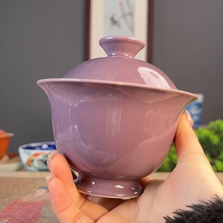 摆件景德镇陶瓷茶杯里