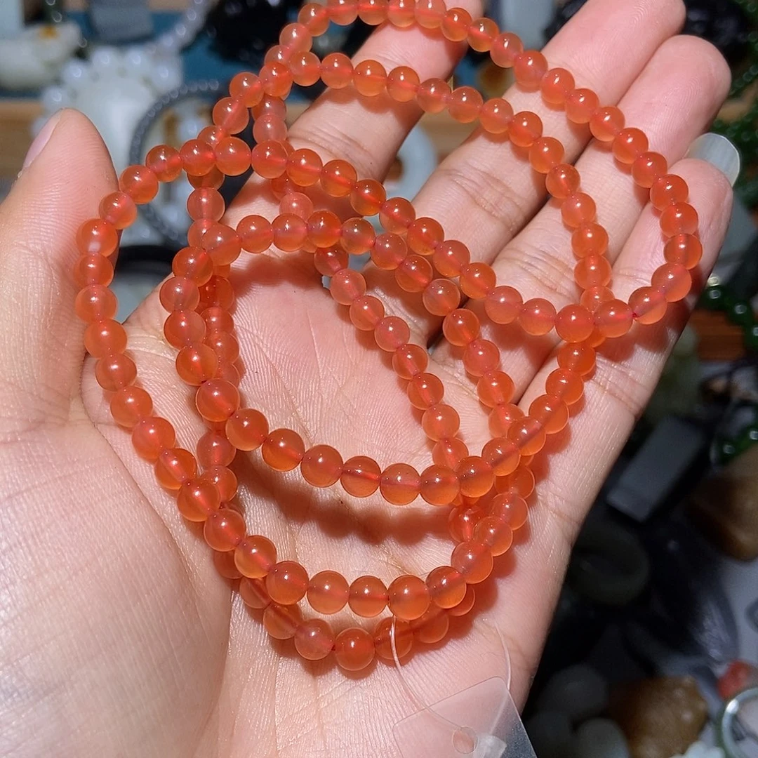 南红玛瑙未镶嵌颈饰