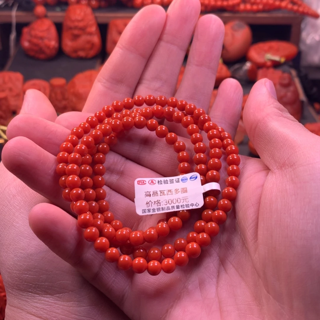 【闪购商品】未镶嵌高品多圈南红玛瑙