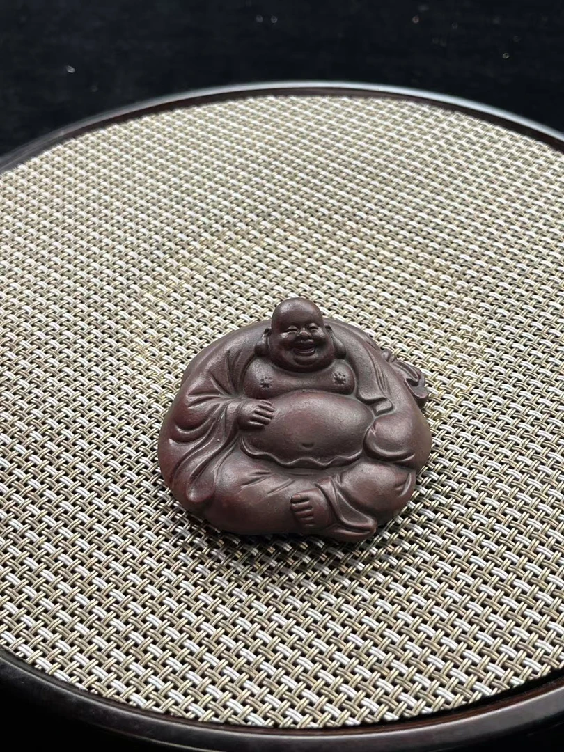 宜兴紫砂纯手工茶宠高枕无忧