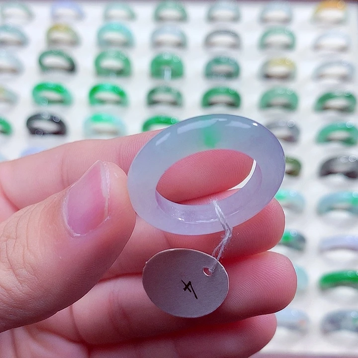 翡翠未镶嵌戒指22号