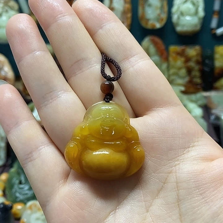 岫玉未镶嵌吊坠(赠链)