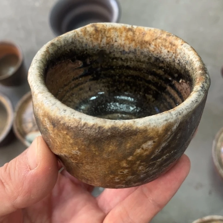 柴烧杯子宝瓶大放漏。