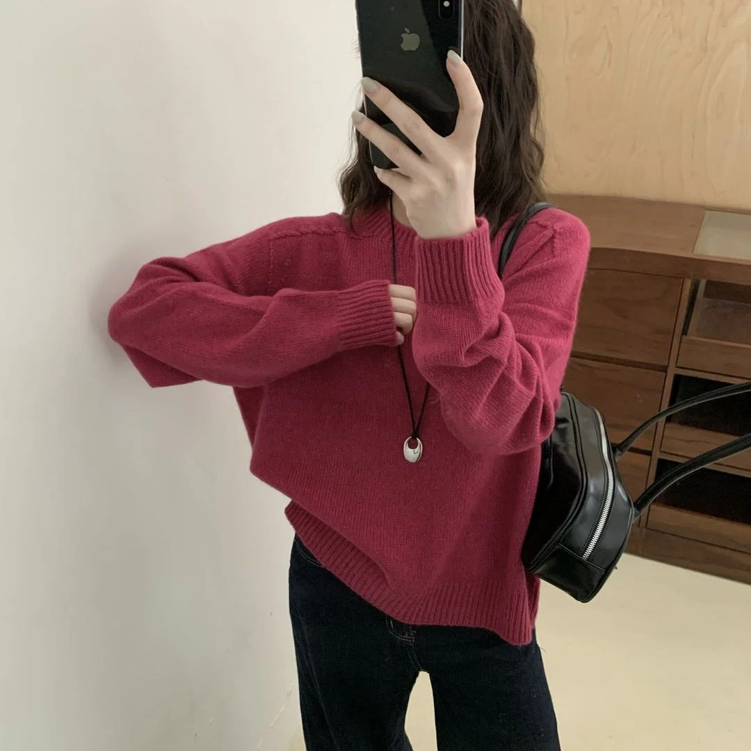 【一线成衣】小羊驼绒（no退no换）大版80-150斤Muyang羊毛衫小羊驼绒