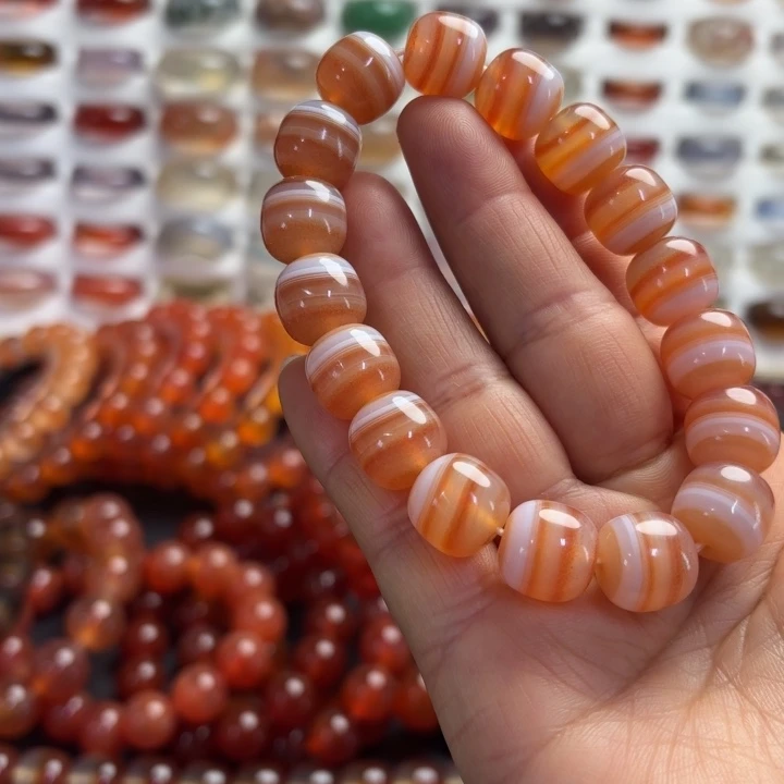 玛瑙/玉髓未镶嵌手链