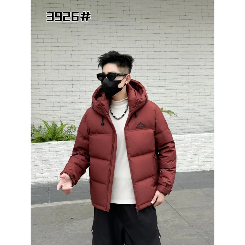 冬季休闲男款带帽防寒服加厚保暖外套男士时尚3926