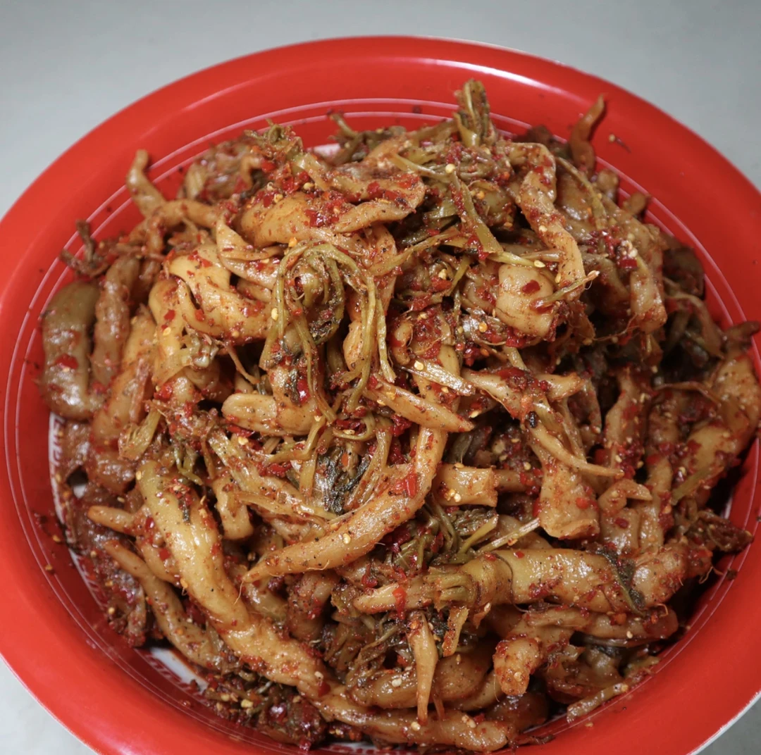 云南普洱澜沧竹塘田坝特产/酸萝卜