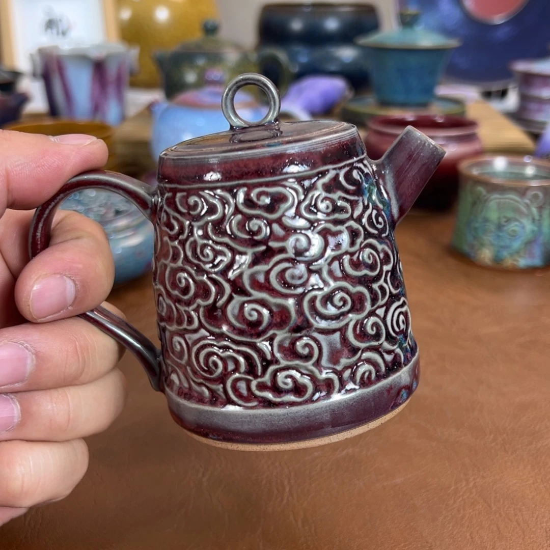 瓷摆件神垕钧瓷原矿釉精品推介