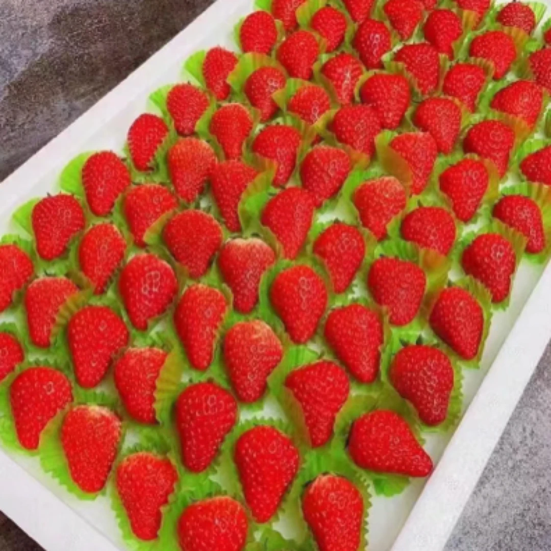 5号（产地直发，只加5毛）g丹东久久大板草莓淡雪草莓
