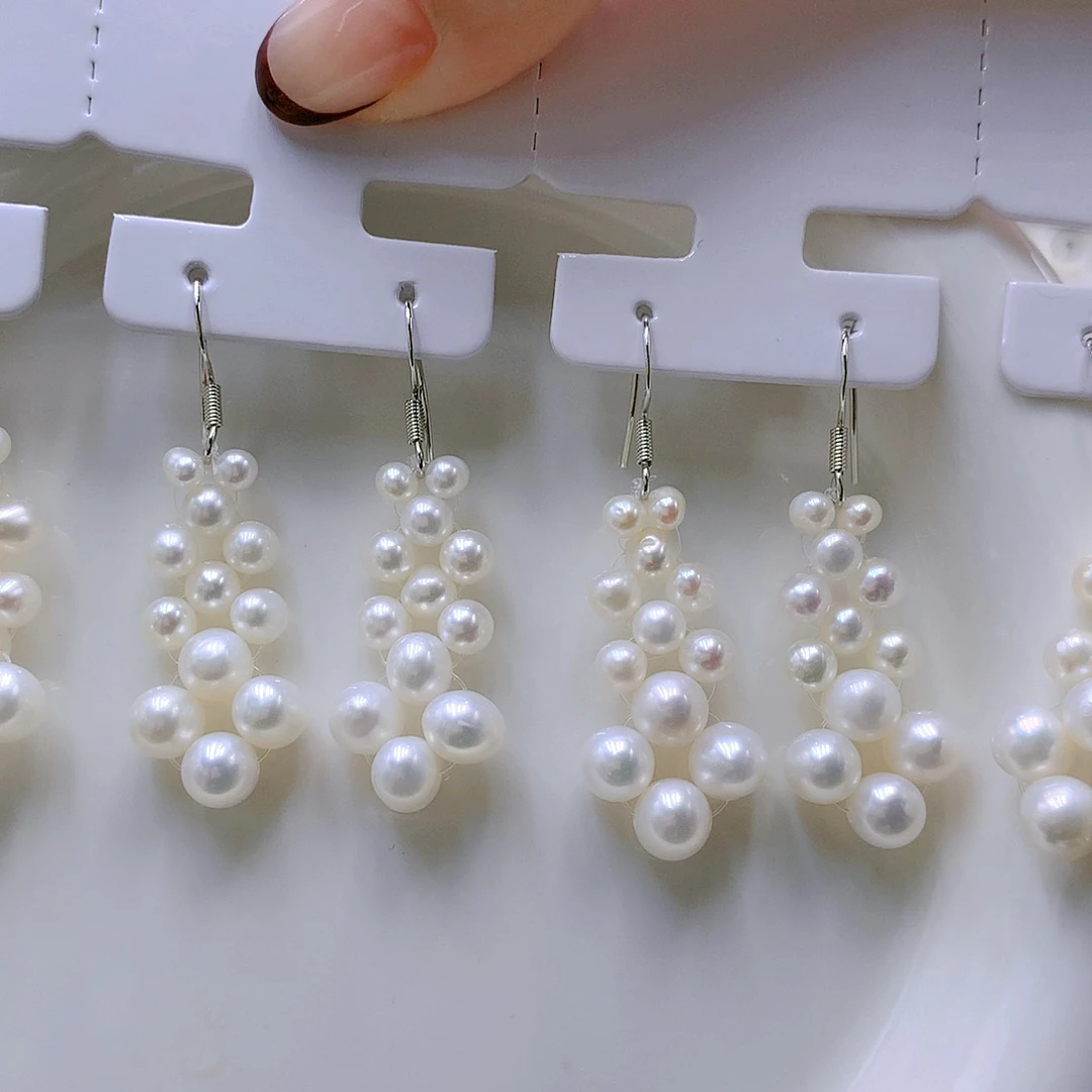 颈饰银S925镶嵌淡水珍珠