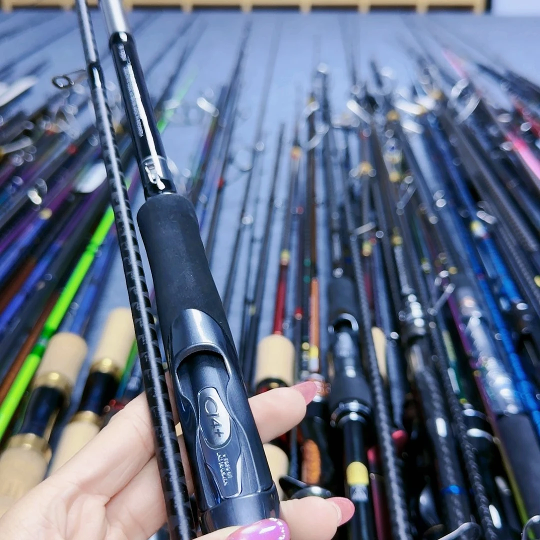 爱***鱼碳素3.8m路亚竿直柄杆链接