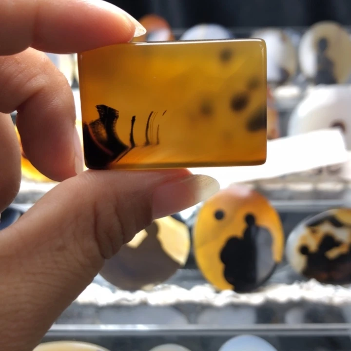 合金玛瑙/玉髓珠宝奇石96有瑕