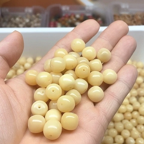 白玉菩提吊坠青柠桶100