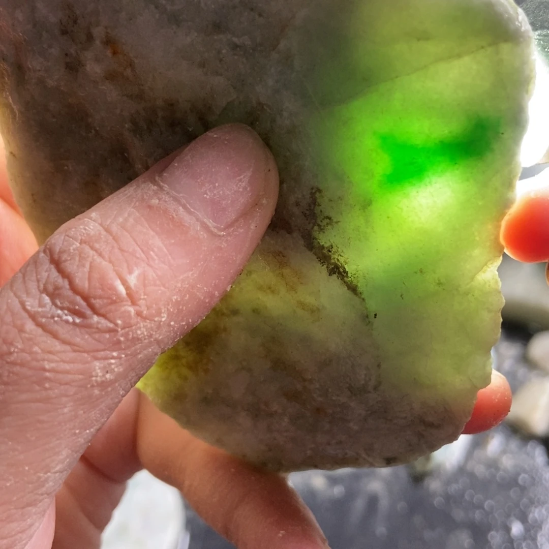 翡翠未镶嵌挂件天然翡翠