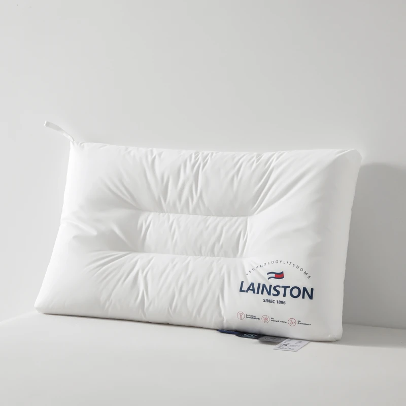 【萌羽雪】A类星级酒店立体护颈枕轻柔棉枕高回弹家用成人中枕高枕