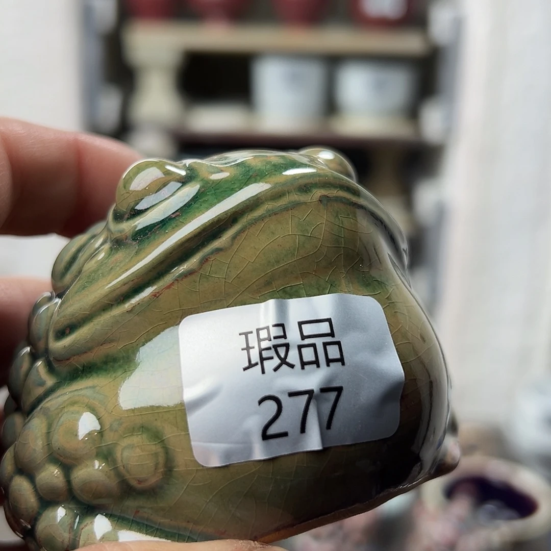 明***空陶摆件窑口自销原矿钧瓷