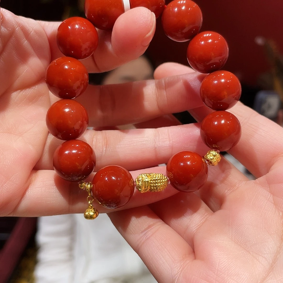 南红玛瑙未镶嵌手链