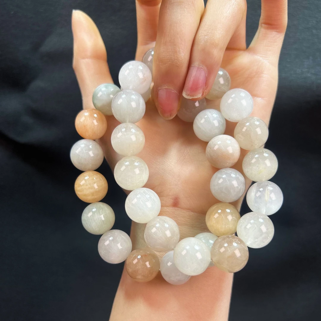 天然彩兔毛手串多样性发其一YF-DY0014