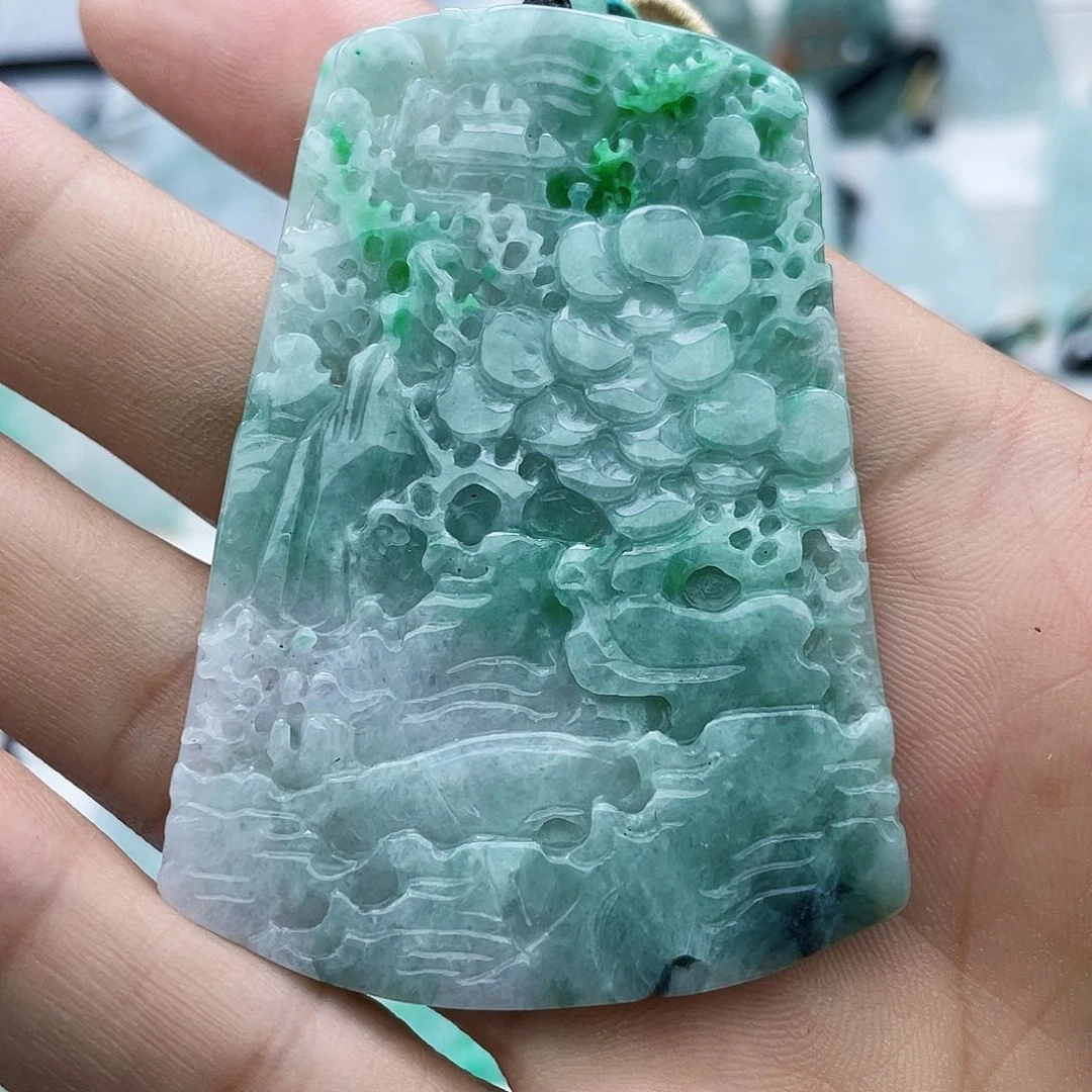 颈饰未镶嵌翡翠翡翠