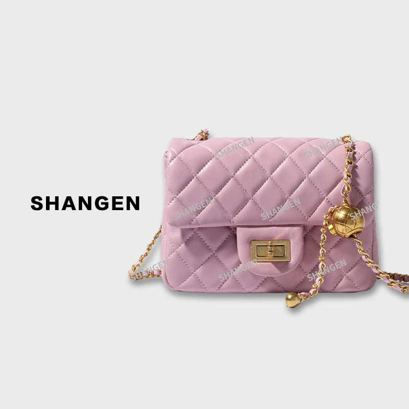 【云云甄选】SLBL-1115-粉色-RAIN.CUN轻奢小众时尚女士包19*7*13