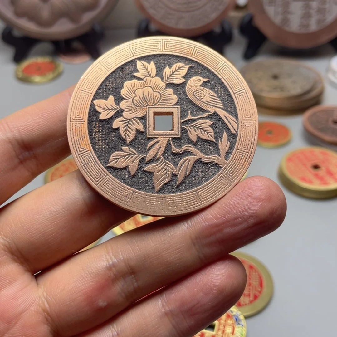 铜清**影现代仿制工艺文创铜币